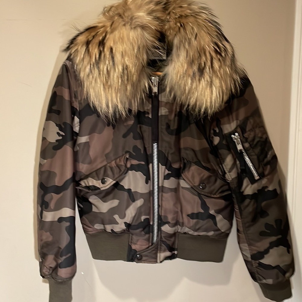 SAM. Women’s Bomber Camo Jacket